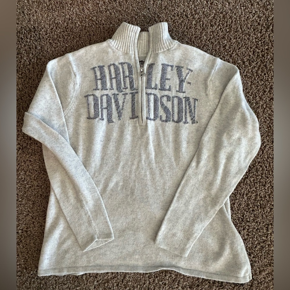 Harley Davidson women’s 1/4 zip sweater